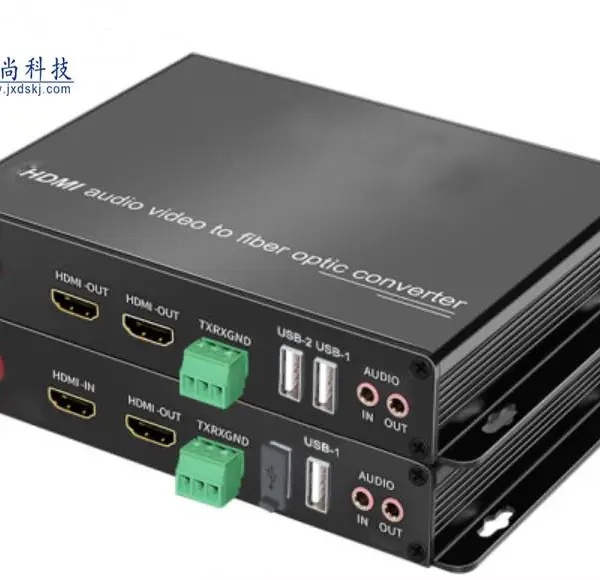 HDMI光纤延长器,KVM光纤收发器,HDMI USB光纤传输器,hdmi光纤放大器,DS-HDMIUSB-LC1