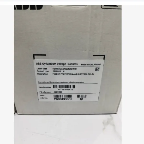 馈电保护与控制继电器REM615E-C HBMCAEAGANB1BNN1XC