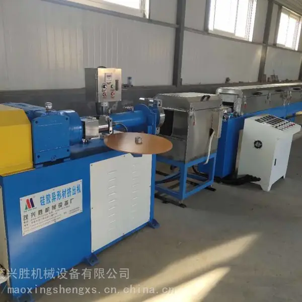 硅胶、铁氟龙、碳纤维发热线押出机茂兴胜设备