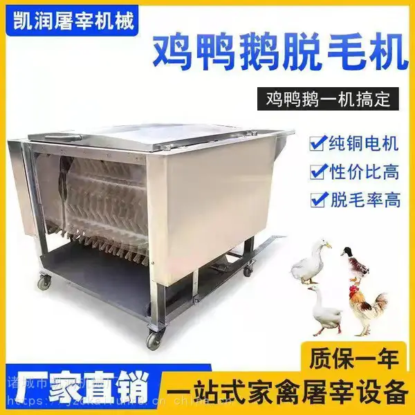 七辊兔打毛机 鸡鸭鹅脱毛机 三鸟去毛机设备