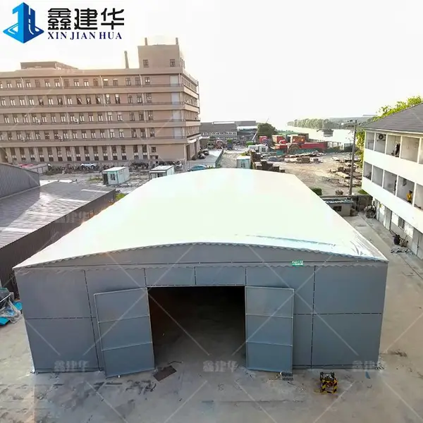 物流活动雨棚 露天场地移动遮阳棚 带来夏是阴凉 嘉黎