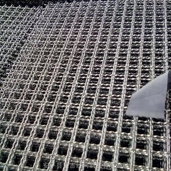 不锈钢轧花网片,亮面编织压花网片,宽幅压花网,网筐网篮用轧花网,矿用钢丝网,201不锈钢编织网展示柜