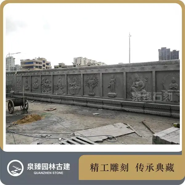 各种观音浮雕造型 三十三体观音浮雕 33观音墙堵雕刻