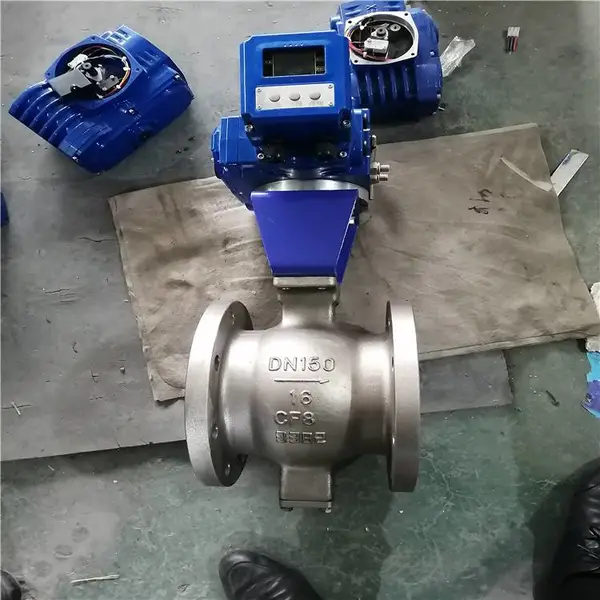 V型调节阀球阀 VQ347F-25C VQ347F-25P 不锈钢V型球阀 法兰球阀