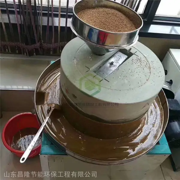 加工直供磨艾绒机 芝麻酱电动石磨机 天然石磨米浆机