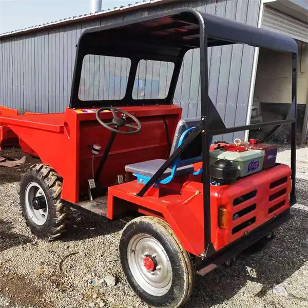 欧拓机械 FC-10型工程车 工地一吨翻 建筑机械小型翻斗车