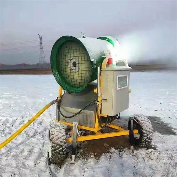 成德 零度出雪飘雪机 炮筒式造雪机 游乐场制冷设备