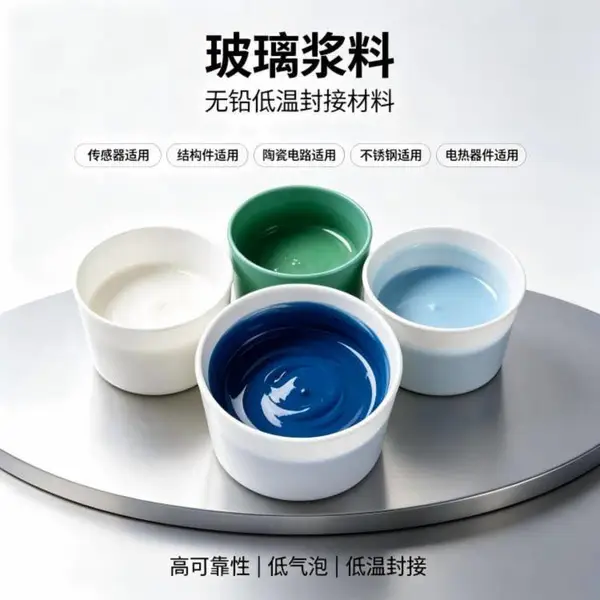 硅应变片玻璃浆料 热膨胀匹配避免内部应力产生 生产制造