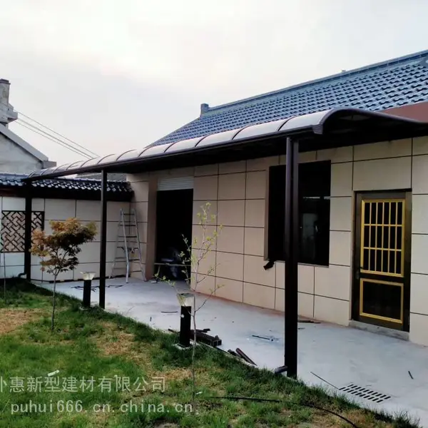耐力板铝合金雨棚_抗碰击可弯曲雨棚厂家供应