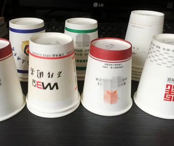 西安纸杯印广告 立体纸杯图设计 一次性纸杯子印彩图