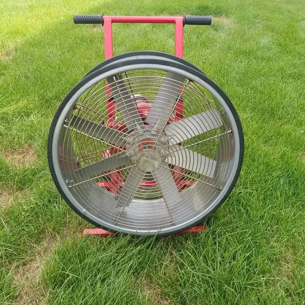 消防排烟机 消防器材 移动式 大容量涡轮通风机 5.5hp发动机
