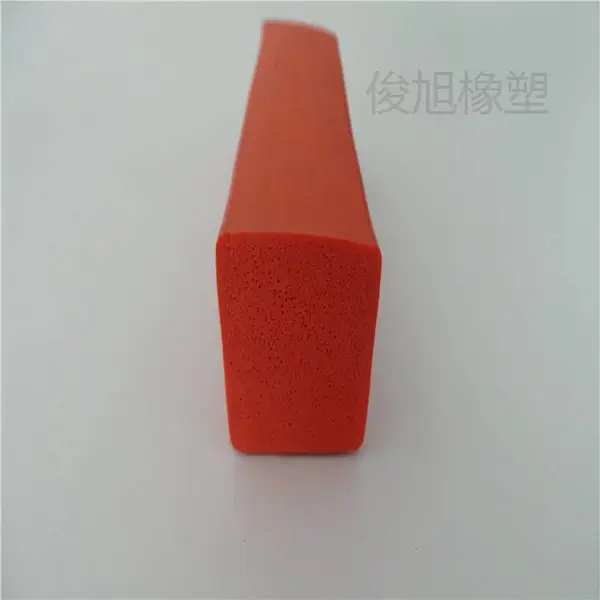 硅胶发泡密封条 环保设备包装条 彩色耐温密封胶条