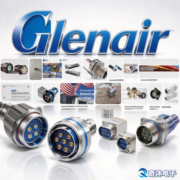 Glenair M85049/128-4 航空连接器 屏蔽防护大电流承载