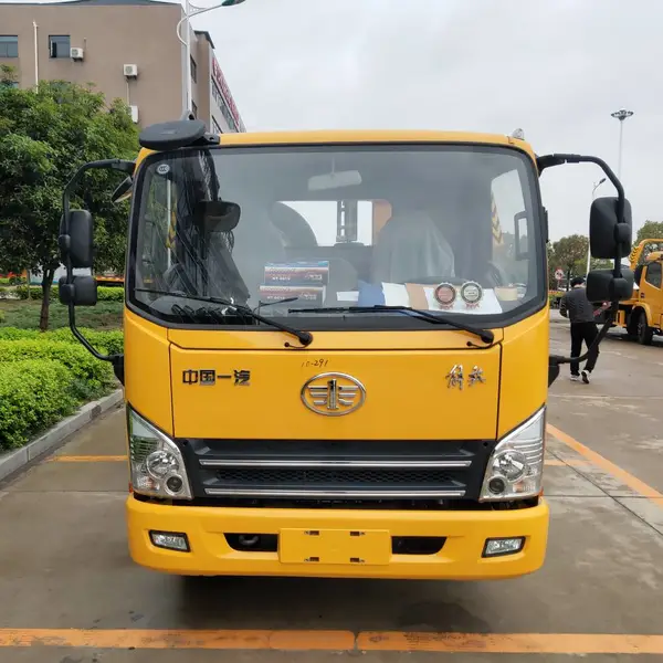 解放虎v 楚胜清障车 平板救援专用 清障车道路救援车 潍柴110马力