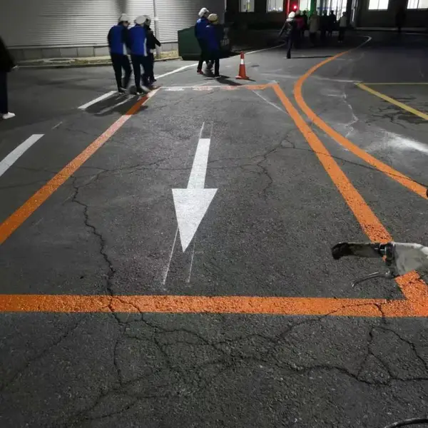 大连开发区道路划线