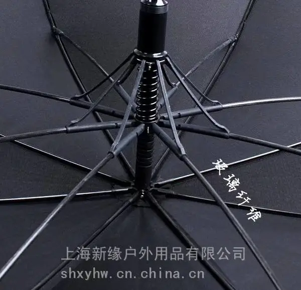 晴雨伞玻璃纤维雨伞 抗风伞商务伞定制厂 可印广告和logo