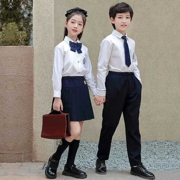 男女童小学生校服 英伦学院风春秋幼儿园园服套装定制