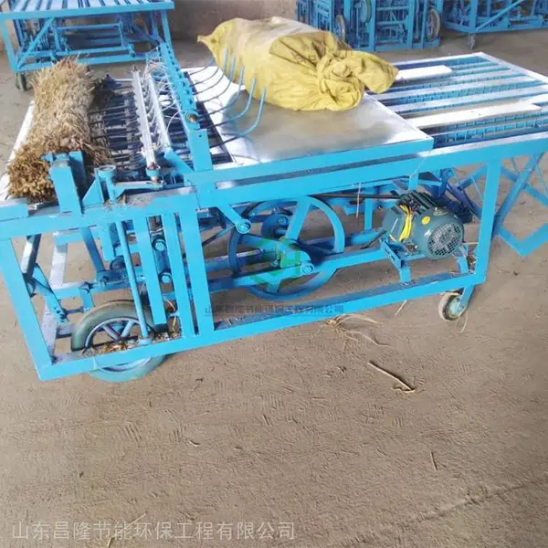 自动切边稻草麦杆山草蒲草编织机 多型号草帘草苫机