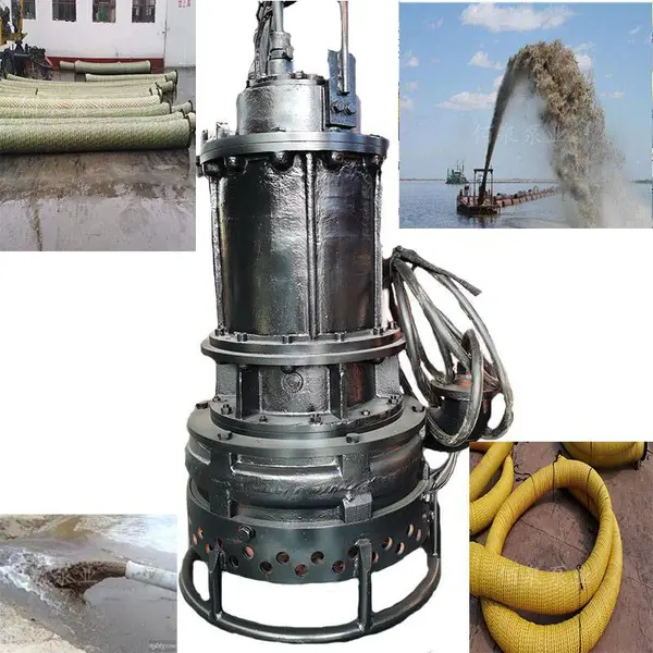 潜水式挖泥船泥泵_水下挖泥泵_高耐磨清淤挖砂泵-上海佰泉泵业