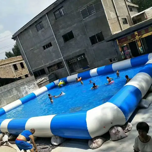 100平方米的充气游泳水池***格二手的多少钱