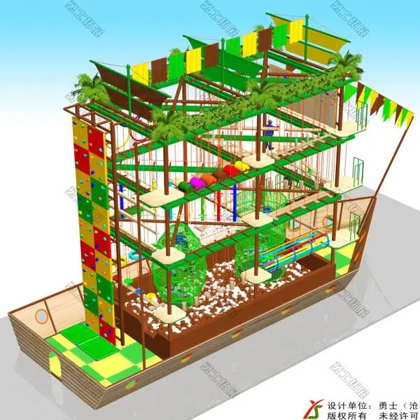 儿童乐园淘气堡室内大小型游乐场设备施定制闯关球池户外拓展厂家