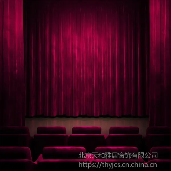 厂家定做会议室舞台幕布防火阻燃幕布 会议室背景旗帜背景幕