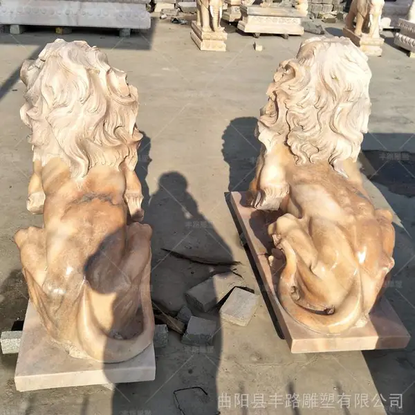 ��Ȼ������ʯ���ִ�ʨ�� ��ϼ��ŷʽ��ʨ�Ӱڼ�