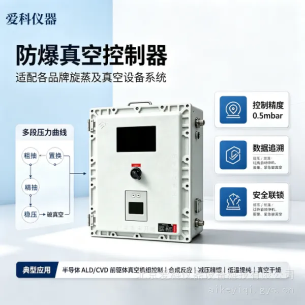 防爆真空控制器 减压蒸馏真空控制器 工业真空控制器 爱科 CVC-5000
