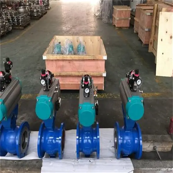 QV77F-16P-DN20V型调节阀 对夹式调节球阀蒸汽热油粉尘耐磨切断