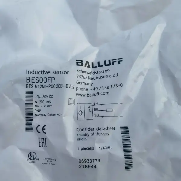 Balluff巴鲁夫接近开关电感BES M18MI-NSC80B-S04K/M12MI-PSC40B