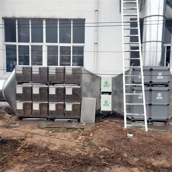 PVC手套厂油烟处理设备 油烟净化器 草木绿油烟净化效率≥95%