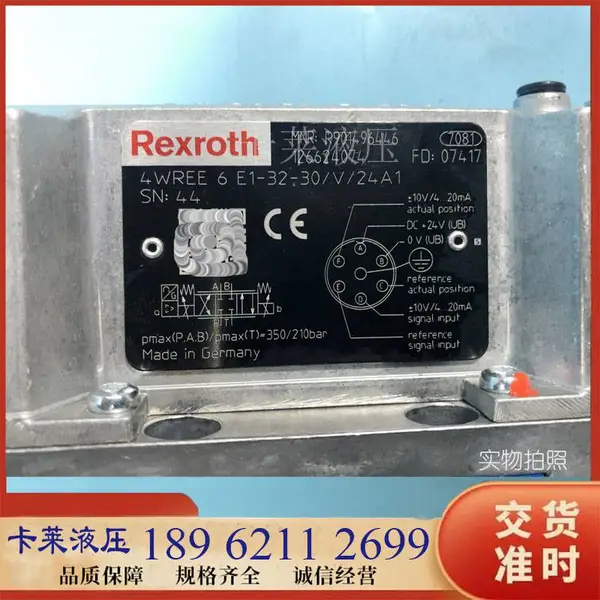 Rexroth��ʿ�ֱ�������R901496446 4WREE6E1-32-3XV24A1