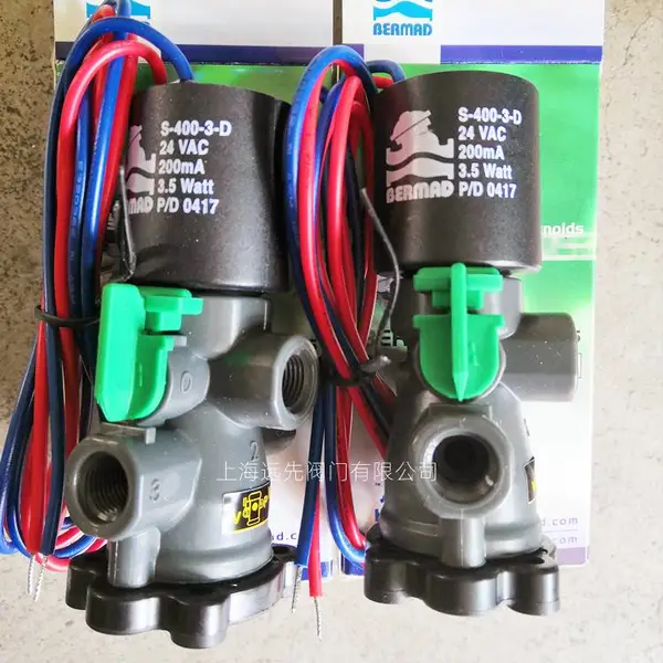 Bermad����÷��S-400-3-D 24VAC NC������ͨ��ŷ�