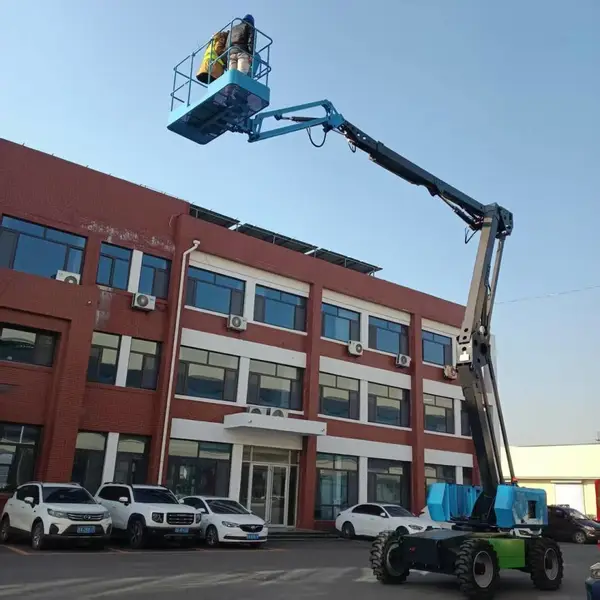 履带式曲臂升降机 果园移动式升降作业平台 可定制蜘蛛车高空作业车