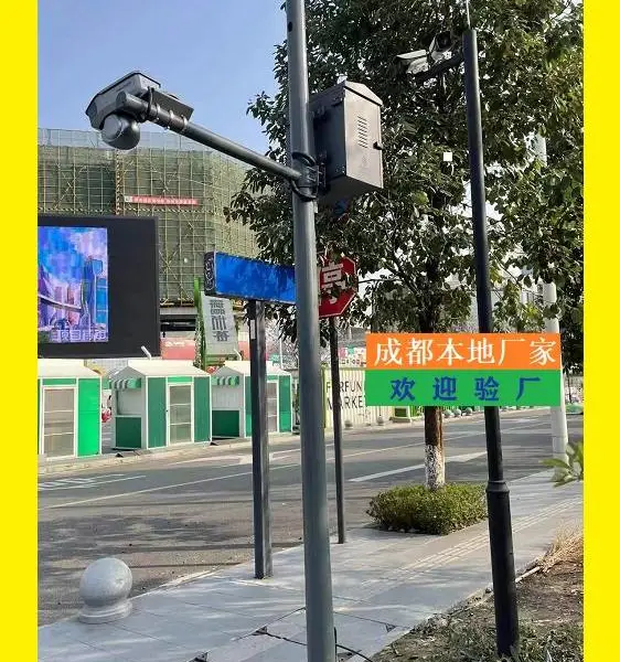 成都监控立杆厂家/交通监控杆/摄像机立杆/道路卡口杆/成都天晟