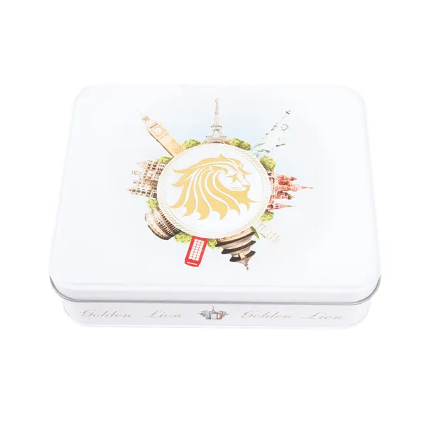 厂家定制马口铁盒 方形饼干盒 糖果盒 可开模印刷logo