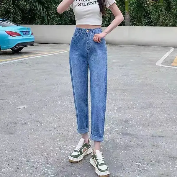 广州服装进货有哪几个市场低腰牛仔裤广东汕头市潮南棉牛仔裤