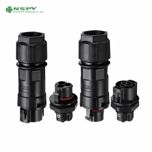 AC三芯逆变器/汇流箱/光伏储能/充电桩专用连接器