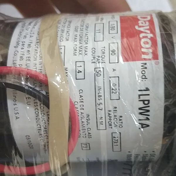 优势供应 DAYTON 电机 1LPW1