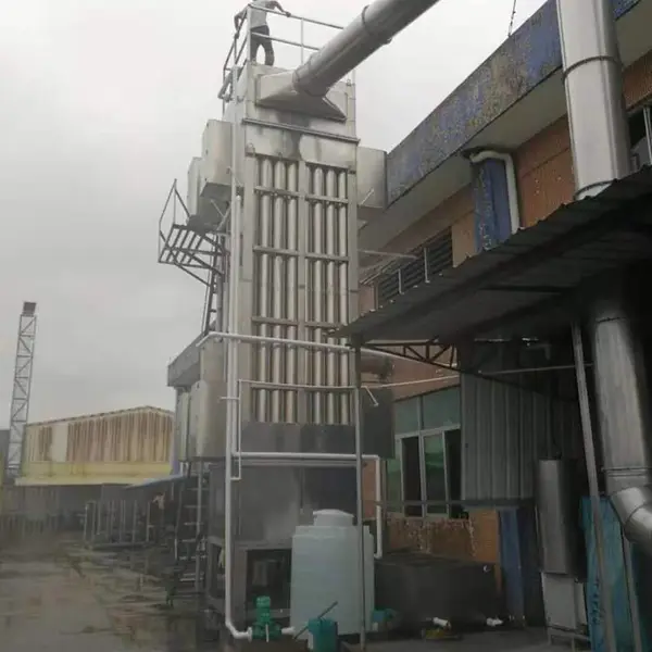 厂家直销湿式静电除尘器工业定型机油烟废气垃圾焚烧黑烟塑料造粒油烟锅炉除尘器设备