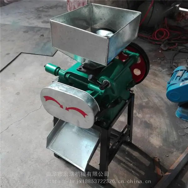 可调大小的花生破碎机 高粱杂粮破碎机图片 蛋糕店用的花生破碎机