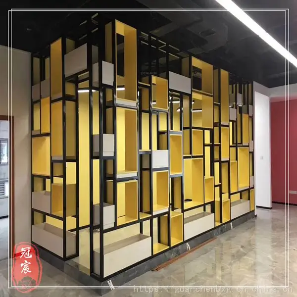 城厢区不锈钢饰品展示柜定做冠宸新中式金属销售台厂家加工