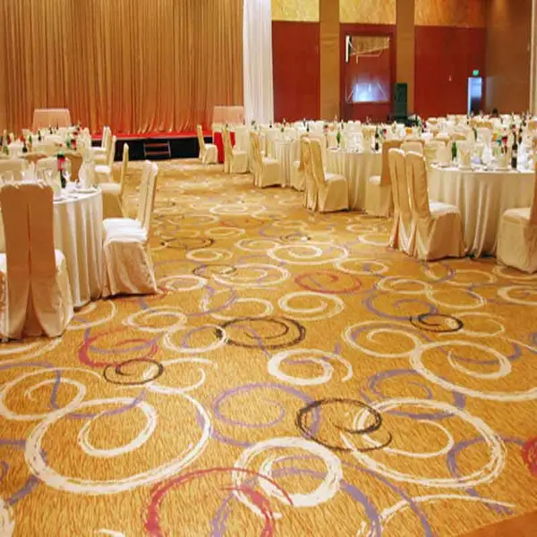 上海定制主题满铺地毯 酒店印花阻燃防火 适用于宴会厅餐厅客房
