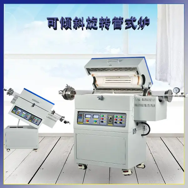 1200℃倾斜旋转管式炉 高温新材料粉末烧结回转炉 发货快