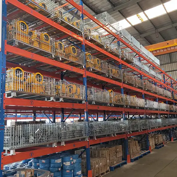 河南开封仓储货架食品批发仓储货架物流仓库横梁货架耐用