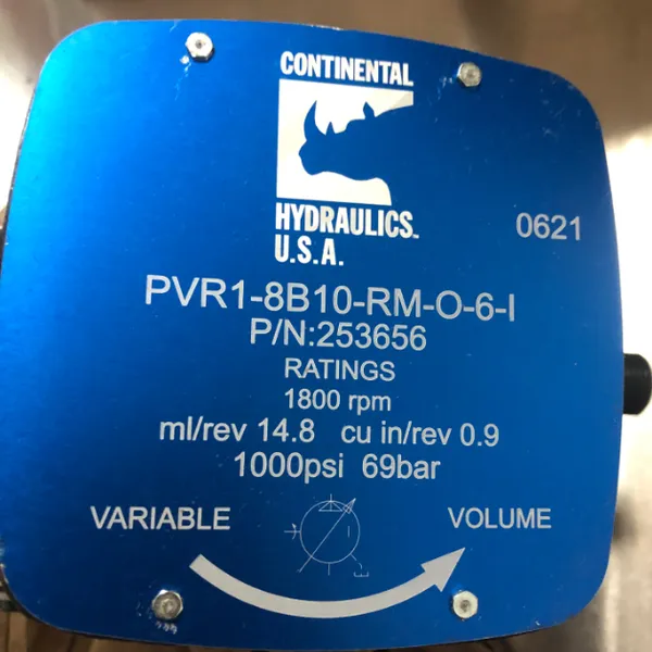 优势供应 CONTINENTAL HYDRAULICS 泵 PVR1-8B10-RM-0-6-I