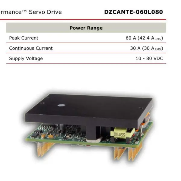 DZCANTE-060L080 AMC 直流伺服驱动器 ,总线型驱动
