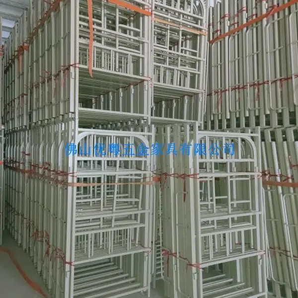 广东子母床员工铁架床工地高低床批发上下铺铁床工地组合床厂家