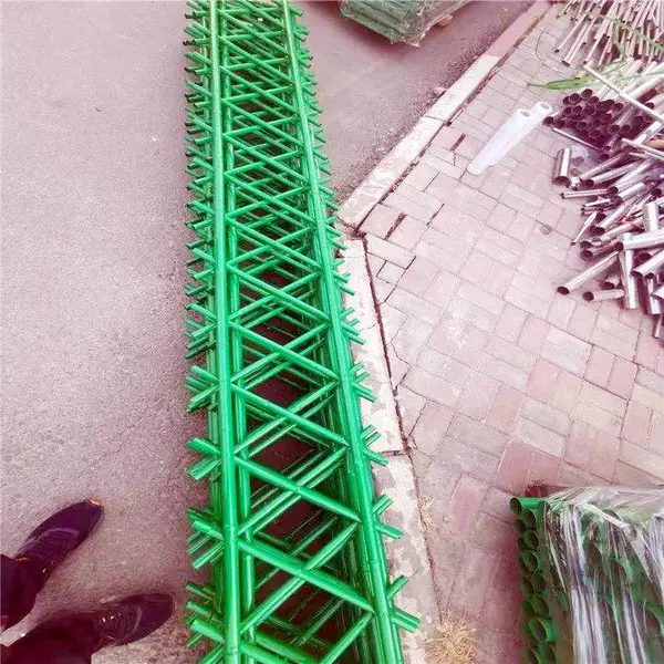 景观竹节护栏 竹节篱笆栅栏 仿竹篱笆绿色围栏