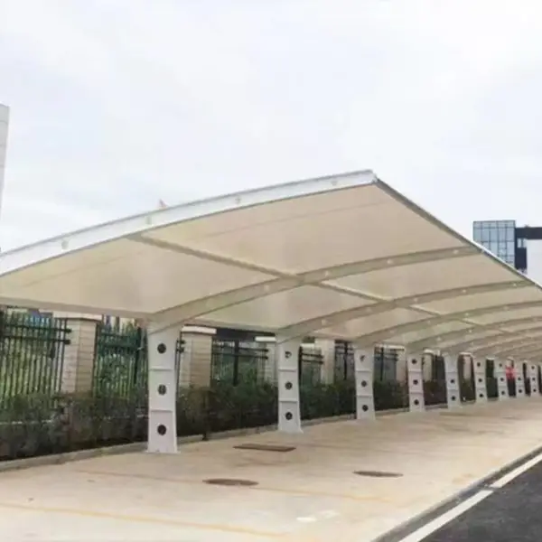 荆州市小区膜结构停车棚厂家